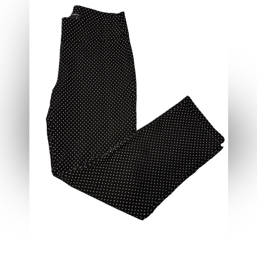 Zac & Rachel Black and White Patterned stretchy Pants